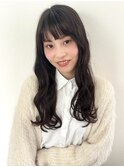 パーマ風にニュアンス巻き