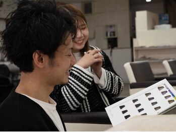 シェパパ サクレクール 中川店(chez papa)の写真/丁寧なカウンセリングであなたの髪のお悩みを細かく共有し、理想のスタイルを一緒に探してくれる♪