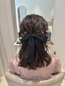 ビオラバイフーガ 綱島(Viola by FUGA) ハーフアップ＊＊お呼ばれアレンジ10代20代30代40代