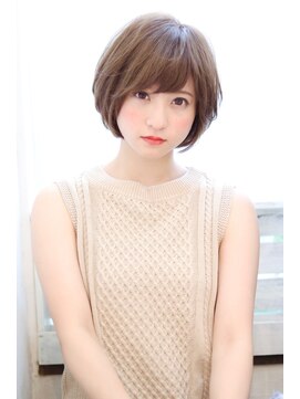 ラウ 門前仲町(Lawu) ふわっとナチュラルな大人ショートボブ　門前仲町