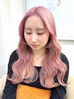 リングバイモアムー(Ring by Moremuu)&nbsp;ブリーチカラー　ゆいピンク