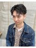 【倉持限定】フェザー+スポットパーマ¥13000+次回メンテナンス 守谷/メンズ