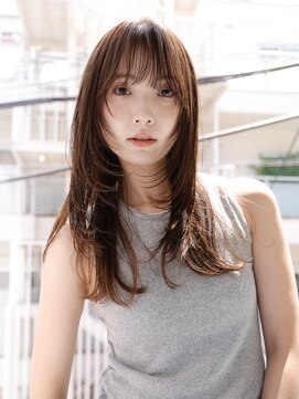 エムスラッシュ アヴェダ 自由が丘(M.SLASH AVEDA) 顔回りレイヤー/小顔/ウルフカット/ロングレイヤー/自由が丘