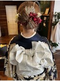 振袖×ヘアアレンジ