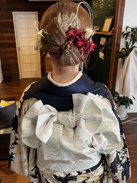 ザブックハンドサロン(The book hand salon) 振袖×ヘアアレンジ