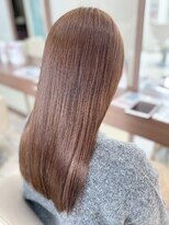 ナオシ 田原台店(nao c)&nbsp;艶感×ブラウンストレート【四條畷市】