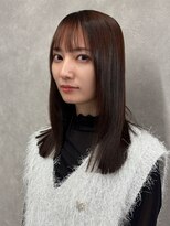 テネール(TENELE)&nbsp;切りっぱなし”艶”ミディアムレイヤー