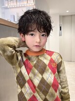 ニュアージュ 表参道 南青山(Nuage’)&nbsp;メンズニュアンスパーマ波巻きツイストスパイラル小学生カット