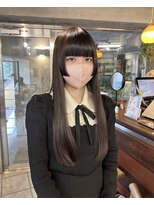 ギフトサニーサイド(gift sunny side)&nbsp;黒髪姫カット＊前髪ぱっつん