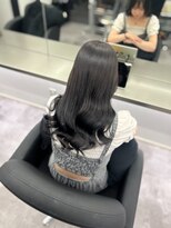 アイスプロドバイブルーム 木更津店(ice prod by bloom)&nbsp;ミルクティーブロンド/ダークブルー/デジタルパーマ/木更津