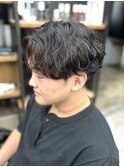 シャドウパーマニュアンスパーマメンズパーマ