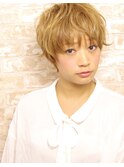 美髪　マニッシュショート　フレンチボブ かきあげもOK