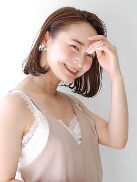 グロウミドル(GROW middle) 大人可愛い☆ツヤっとまとまるボブ 天野利香