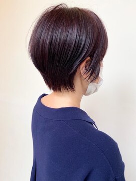 トップヘアー スパアンドリラクゼーション 安城(spa&relaxation) 美フォルム大人ショートヘアオータムカラー