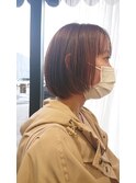 マッシュみたいな姫カットのボブ