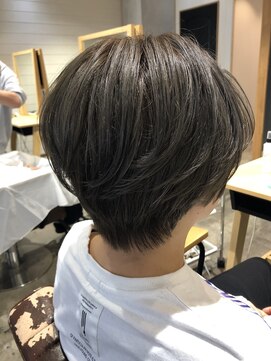 アーサス ヘアー デザイン 鎌ヶ谷駅前店(Ursus hair Design by HEADLIGHT) 似合わせショート×グレージュ『川口真緒』Instagram→@mao.kawa