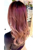 トリニティ(trinity)&nbsp;ピンクベージュグラデーション ピンクアッシュ ラベンダーピンク