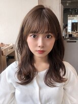 アフロート ディル(AFLOAT D'L) 色気くびれヘア透け感前髪パーマ透明感ベージュカラー20代30代