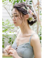 ヘアメイクサロン シャルメ(Hair Make Salon CHARMER) 結婚式や二次会にも！ルーズ後れ毛シニヨン