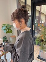 サロンドゥユウ(salon de yu)&nbsp;salon de yu/松原 加奈☆アイスベージュcolor＆アレンジ仕上げ