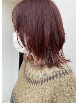 ティフ(TIF) インナーカラー×レイヤーボブ