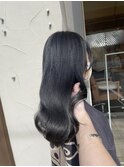 髪質改善/ロング/艶カラー/髪質改善カラー/アッシュブラック
