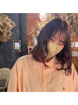 ランタン(LANTERN) ブリーチなしピンクブラウン#山科#椥辻#ナチュラル