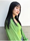 ブルーブラック×ロングレイヤー