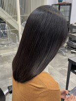 ウル 表参道(HOULe) 艶髪 ミディアム 髪質改善  ベージュカラー 酸熱 透明感カラー 