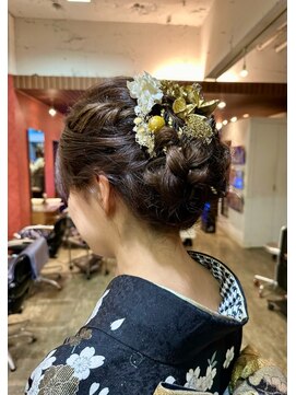 アビリティ ヘアー(ability hair) 三つ編み・ロープ編み・クルリンパ　編み込みアップスタイル