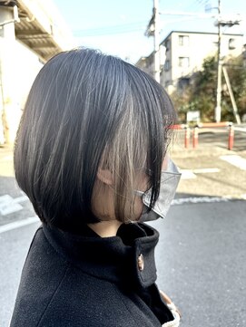 クラップス 京急富岡(CLAPS) ミルクティーベージュダブルカラーインナーカラーケアブリーチ