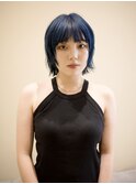 【赤津美奈】レイヤーボブ ブリーチ ダブルカラー