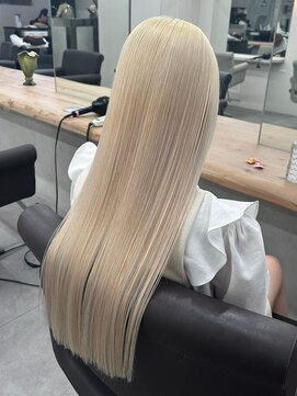 ベレーザ 渋谷(BELEZA) 11011ミルクティーベージュ髪質改善ストレートマロンベージュ