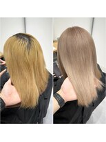 ネクスト 池袋(NEXT)&nbsp;ミルクティー/ベージュ/ダブルカラー/ハイトーン/池袋