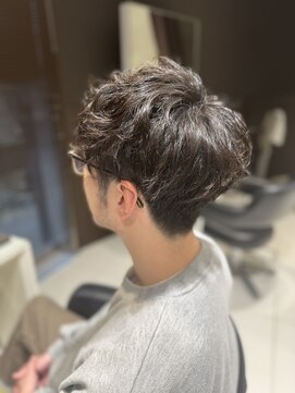 アヴァンスクロス あべのルシアス店(AVANCE. CROSS) メンズマッシュ×シャドウパーマ