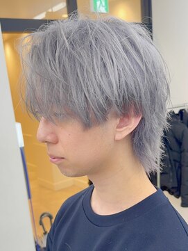 ロンド ローガン 名駅(Lond LOGAN) メンズハイトーングレーシルバーカラー
