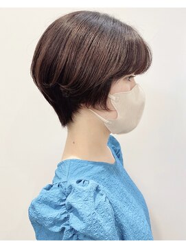 モリオフロムロンドン 松戸店(Morio from London) 【モリオ松戸　石山】大人可愛いくびれショート前下がりショート