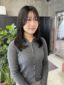 キャラハーフ 池袋東口店(KYARA HALF) ナチュラルレイヤー/レイヤーカット/ベージュカラー