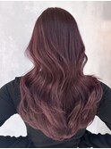 ロング顔周りレイヤー韓国ヘア美髪_ba460641