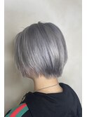ショートボブ＊シルバーカラー