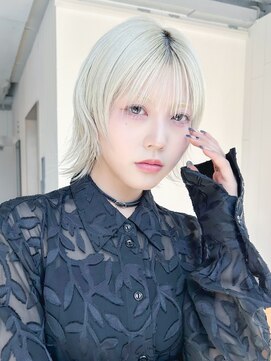 アルバム 池袋(ALBUM) ミディアムウルフカットウルフレイヤー美髪_F40077