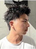 スパイキーショートフェード　フェード　テーパーフェード