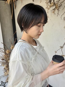 ディレクト(Direct) ショートボブハイライトレイヤーカットヘアセット髪質改善天文館