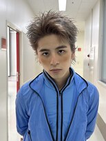 デビュー ヘアーメイク&nbsp;スペインカール/スパイキーショート/ブルーブラック/宜野湾