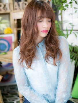 カバーヘア イヴ 戸頭店(COVER HAIR EVE) 韓国風バイヤージュ暖色系カラー小顔パーマh4戸頭20代30代40代