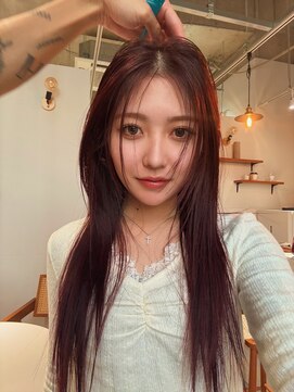 ルッチ 立川(LUCCI) 【HIDETO】顔周りレイヤー/ロングヘア/レイヤー