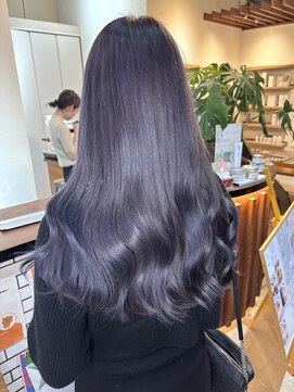 ラフ バイ マグ 南松本(R.A.F. by Mag) 10代20代30代夏ラベンダーグレージュ×透明感小顔レイヤーカット