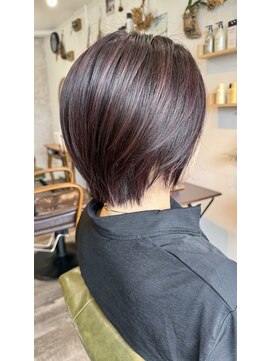 シュガービー(SUGAR-B) ハイライトショート × パープル