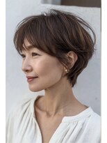 レリーノーブル 西宮北口(RelyNoble)&nbsp;トップふんわり×大人上品な白髪ぼかし[西宮北口]