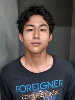 アルバム 渋谷パルコ(ALBUM)&nbsp;ブルーブラックサーフカールフェザーパーマ_F30984